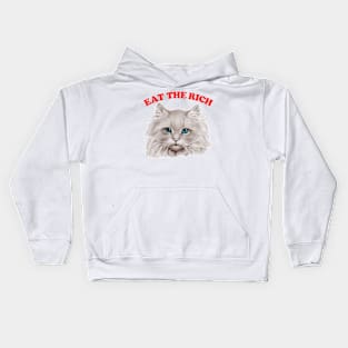 Eat The Rich Kitty Kids Hoodie